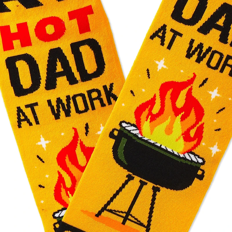 Hot Dad at Work Novelty Crew Socks for only USD 12.99 | Hallmark