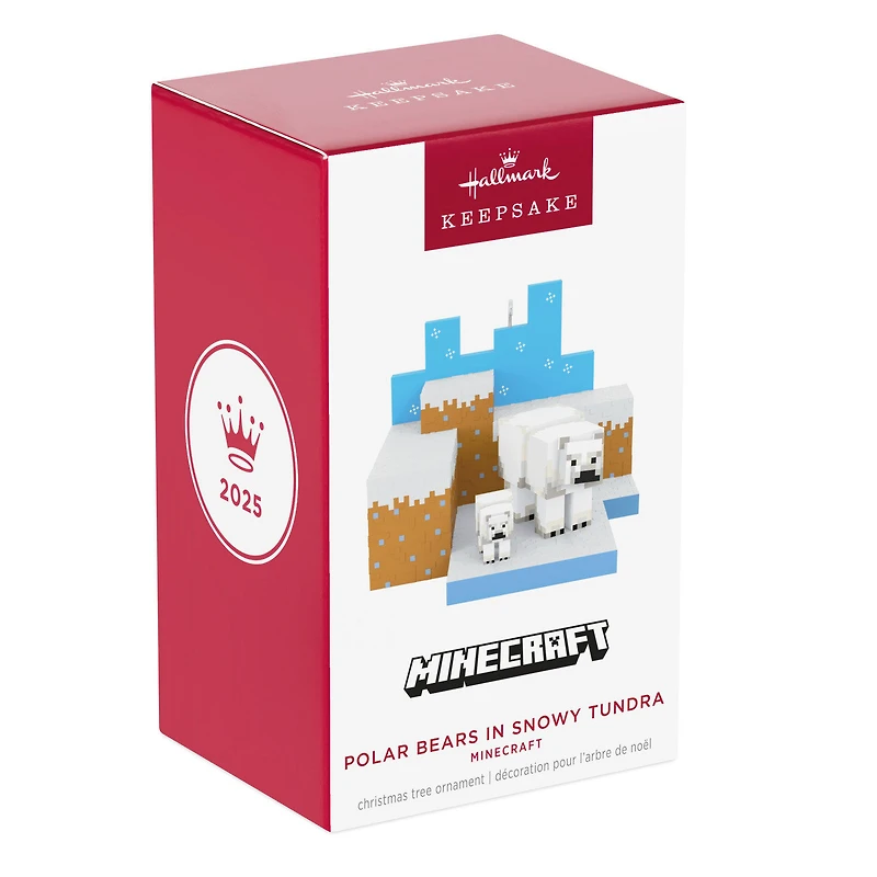 Minecraft Polar Bears in Snowy Tundra Ornament for only USD 30.99 | Hallmark