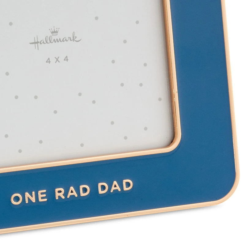 One Rad Dad Blue Enamel Picture Frame, 4x4 for only USD 22.99 | Hallmark