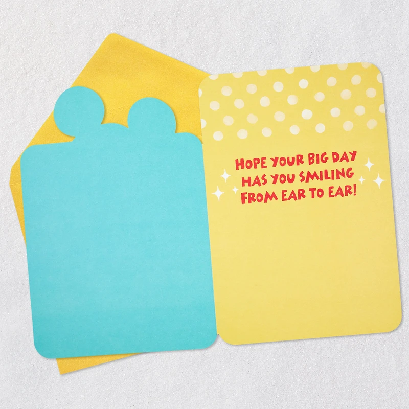 Disney Mickey Mouse Smiling From Ear to Ear Birthday Card for only USD 4.59 | Hallmark