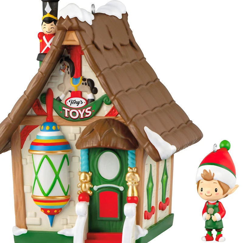 Welcome to Elfville Tony's Toys Ornaments, Set of 2 for only USD 44.99 | Hallmark
