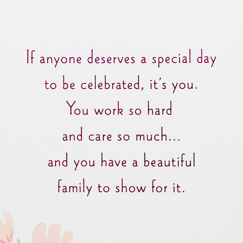 You Deserve a Day to Be Celebrated Mother's Day Card for only USD 8.99 | Hallmark