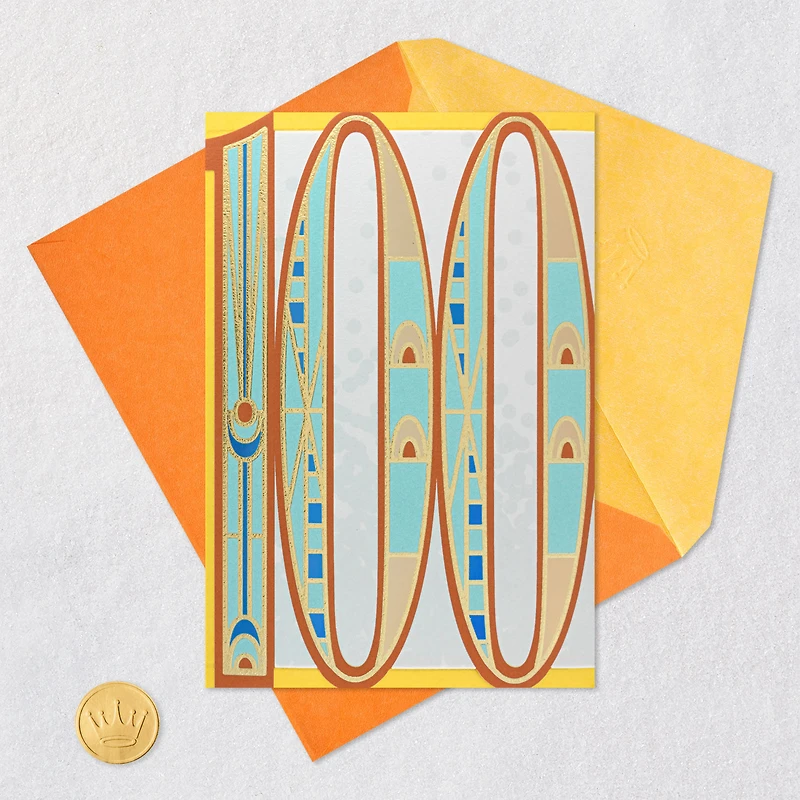 Celebrating You With Love, Gratitude and Pride 100th Birthday Card for only USD 5.99 | Hallmark