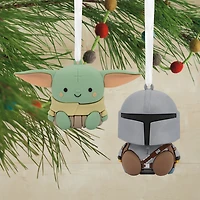 Better Together Star Wars: The Mandalorian™ and Grogu™ Magnetic Hallmark Ornaments, Set of 2 for only USD 14.99 | Hallmark