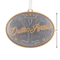 Yellowstone Dutton Ranch Belt Buckle Metal Hallmark Ornament for only USD 17.49 | Hallmark