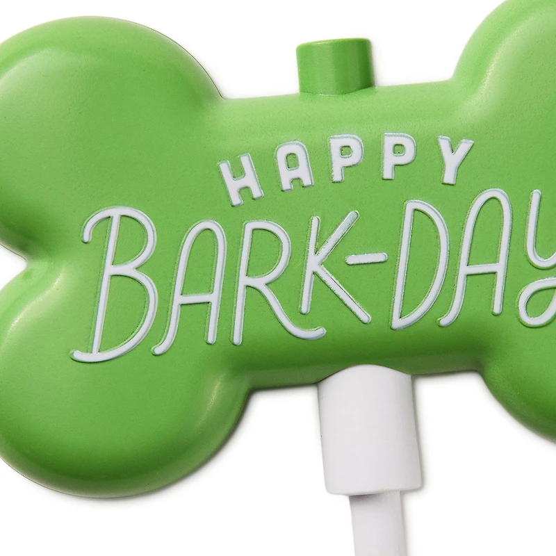 Happy Barkday Candle Holder Cake Topper for only USD 19.99 | Hallmark