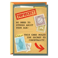 Top Secret Folder Funny Birthday Card for only USD 2.99 | Hallmark