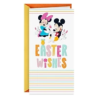 Disney Mickey and Minnie With Bunnies Money Holder Easter Card for Kids for only USD 3.99 | Hallmark