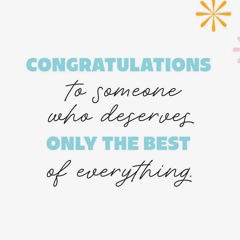 You Deserve the Best of Everything Congratulations Card for only USD 3.99 | Hallmark