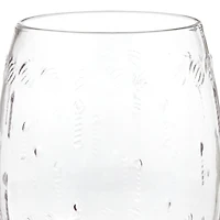 Candles and Frosting Embossed Stemless Wine Glass, 17 oz. for only USD 14.99 | Hallmark