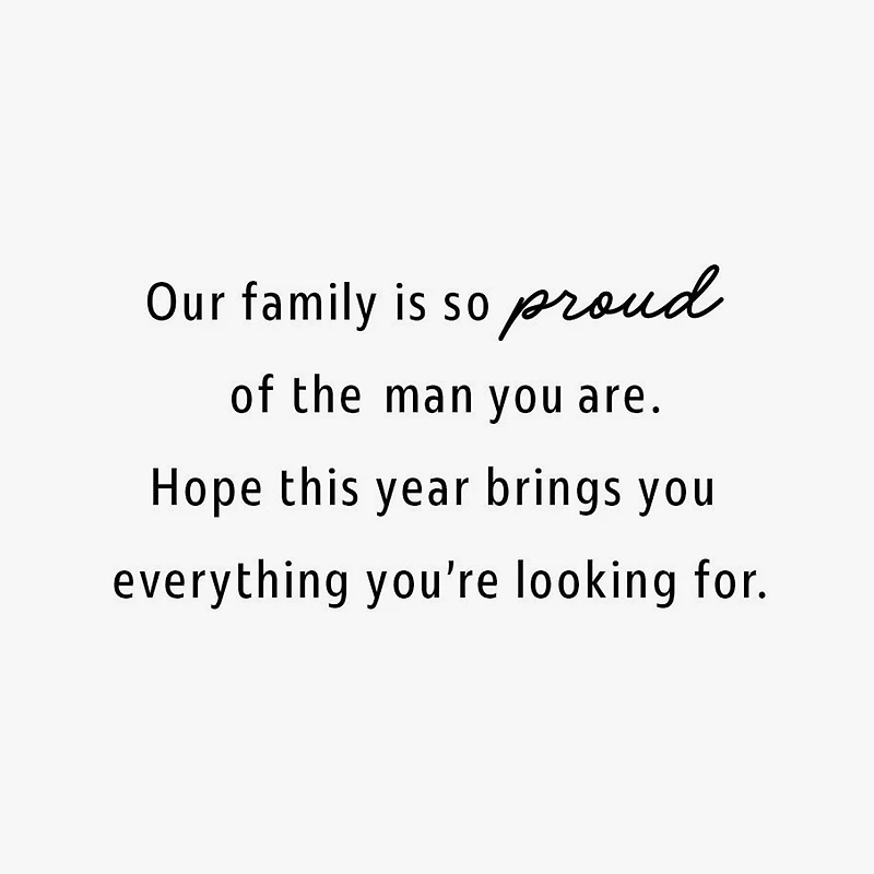 Proud of the Man You Are Birthday Card for Great-Grandson for only USD 3.99 | Hallmark