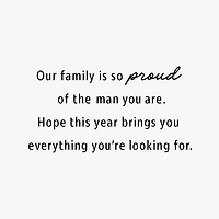 Proud of the Man You Are Birthday Card for Great-Grandson for only USD 3.99 | Hallmark