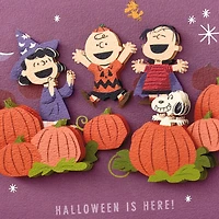 Peanuts® Gang in the Pumpkin Patch Halloween Card for only USD 7.99 | Hallmark
