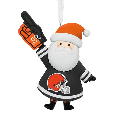 NFL Cleveland Browns Santa Fan Hallmark Ornament for only USD 12.99 | Hallmark