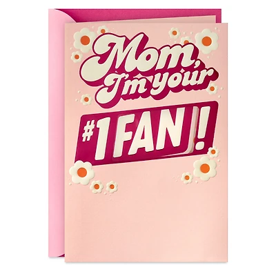 Number 1 Fan Pop-Up Birthday Card for Mom for only USD 6.99 | Hallmark