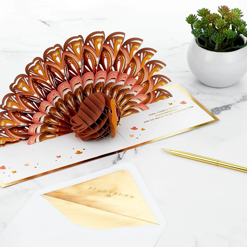 So Thankful Turkey 3D Pop-Up Thanksgiving Card for only USD 12.99 | Hallmark