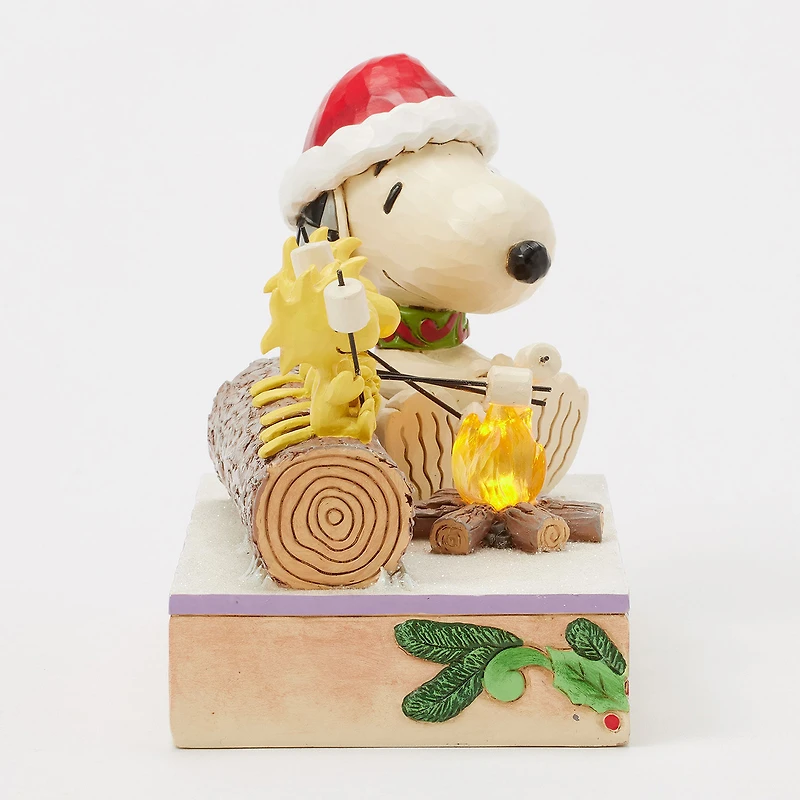 Jim Shore Peanuts Snoopy and Friends Light-Up Campfire Figurine, 5" for only USD 69.99 | Hallmark