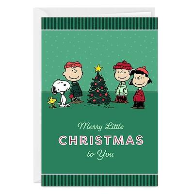 Peanuts® Merry Little Holiday Custom Christmas Card for only USD 4.99 | Hallmark
