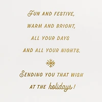 Fun, Festive, Warm and Bright Holiday Card for only USD 4.59 | Hallmark