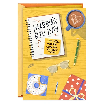 Hubby's Birthday To-Do List Romantic Birthday Card for Husband for only USD 6.59 | Hallmark