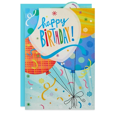 16" Fun Balloons Pop-Up Jumbo Birthday Card for only USD 12.99 | Hallmark