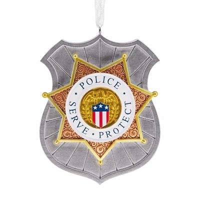 Police Badge Hallmark Ornament for only USD 14.99 | Hallmark