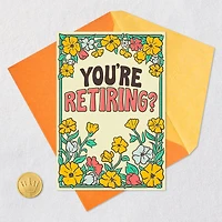 You're Retiring? Funny Retirement Card for only USD 3.99 | Hallmark