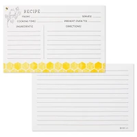 Yellow Honeycomb Recipe Refill Cards for only USD 6.99 | Hallmark