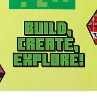 Minecraft Have a Blast Birthday Card for Kids With Build-Your-Own Creeper for only USD 5.59 | Hallmark