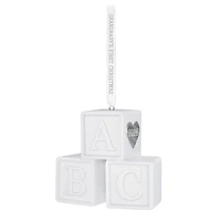 Grandbaby's First Christmas Blocks 2026 Porcelain Ornament for only USD 30.99 | Hallmark