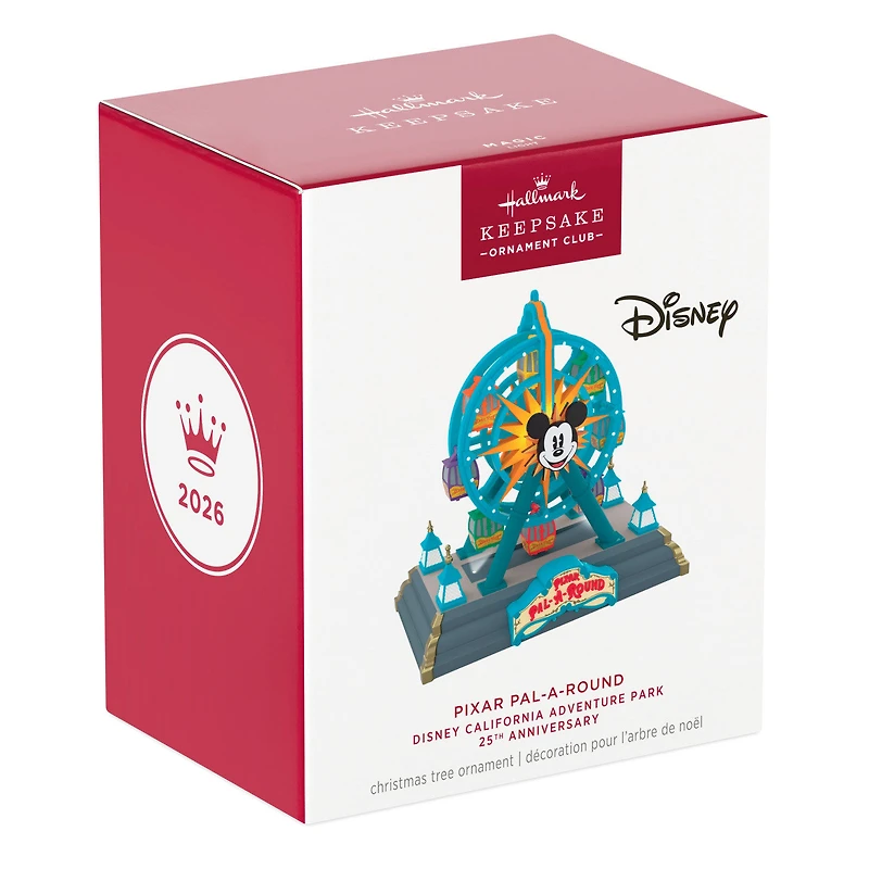 Disney California Adventure Park 25th Anniversary Pixar Pal-A-Round Ornament With Light for only USD 39.99 | Hallmark