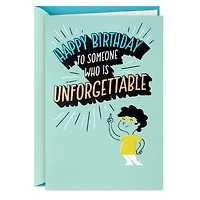 You're Unforgettable Funny Pop-Up Birthday Card for only USD 4.99 | Hallmark