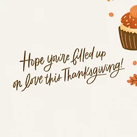 Filled Up on Love Thanksgiving Card for Grandson and Wife for only USD 2.99 | Hallmark