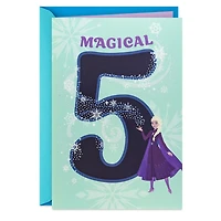 Disney Frozen Elsa Magical Princess 5th Birthday Card for Girls for only USD 4.99 | Hallmark