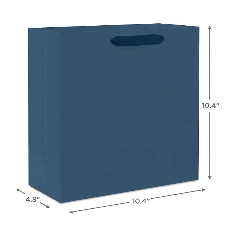 10.4" Navy Blue Large Square Gift Bag for only USD 4.49 | Hallmark