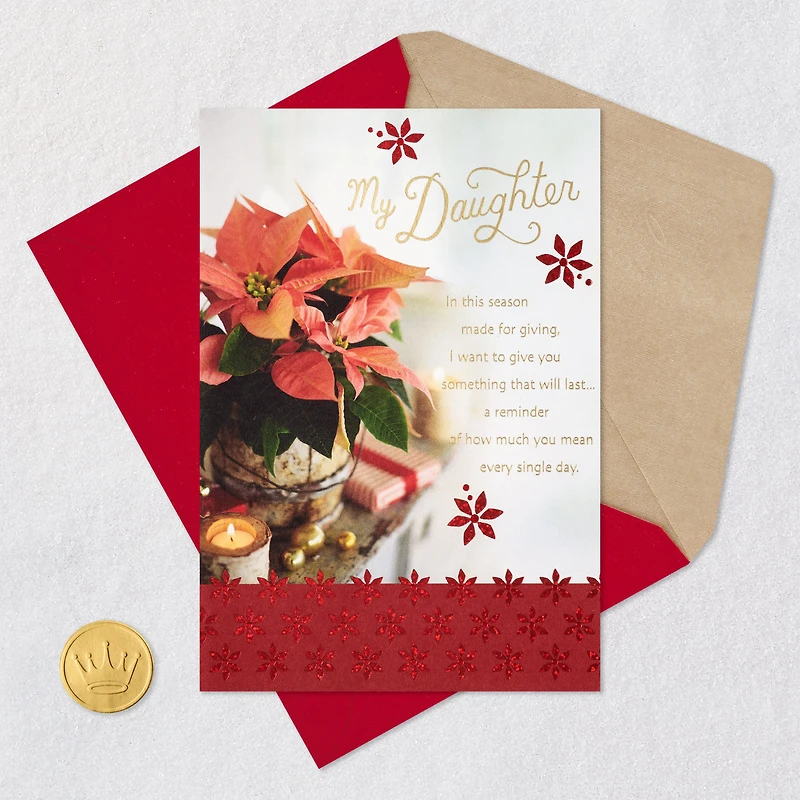 You Mean So Much to Me Christmas Card for Daughter for only USD 5.59 | Hallmark