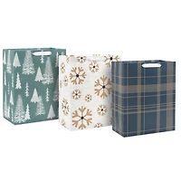 13" Classic Winter 3-Pack Assortment Large Gift Bags for only USD 8.99 | Hallmark