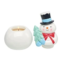 Peppermint Scented Ceramic Snowman Candle for only USD 16.99 | Hallmark