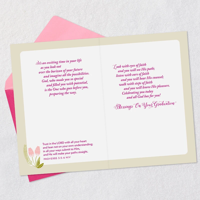 Look With Eyes of Faith Religious Graduation Card for Granddaughter for only USD 2.99 | Hallmark