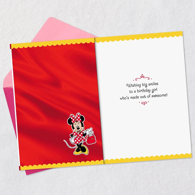 Disney Minnie Mouse Cupcake Birthday Card for Girls for only USD 3.99 | Hallmark