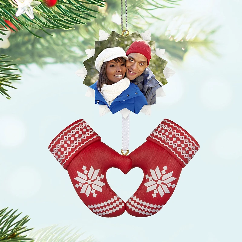 Merry Mittens Personalized Ornament, Custom Photo for only USD 30.99 | Hallmark