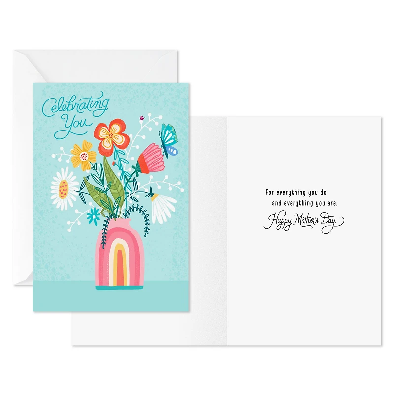 Butterflies and Flowers Mother's Day Cards, Pack of 8 for only USD 7.99 | Hallmark