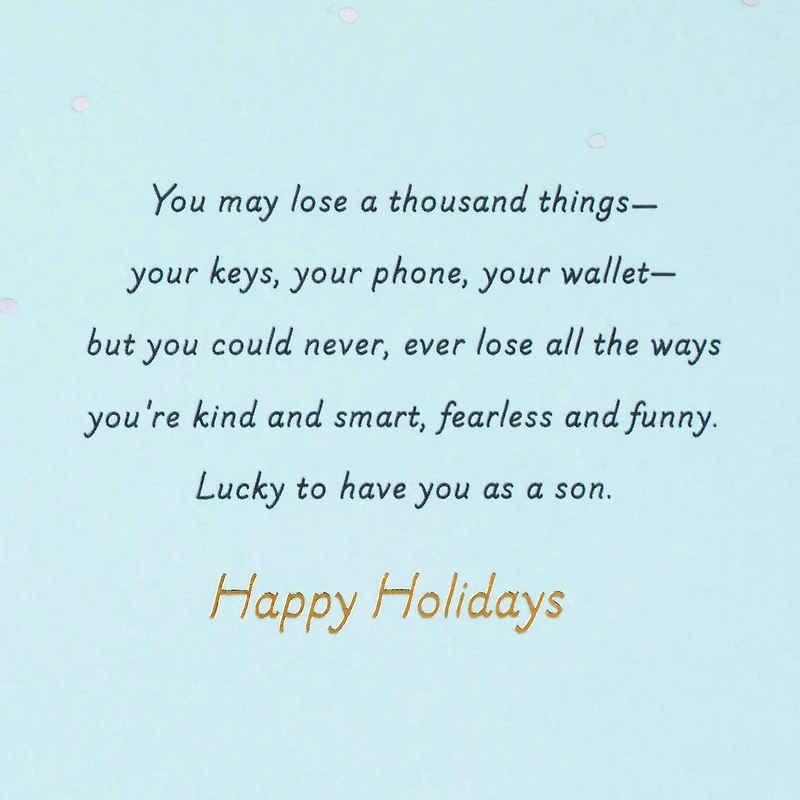 Lucky to Love You Christmas Card for Son for only USD 5.59 | Hallmark