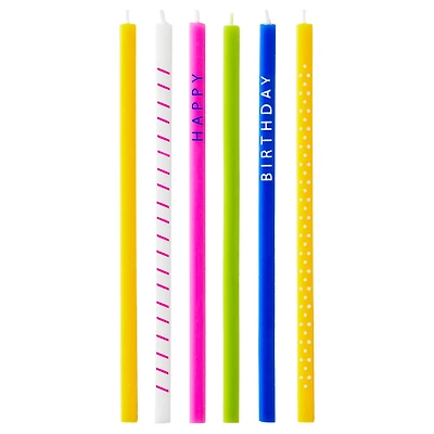 Colorful Square Birthday Candles, Pack of 6 for only USD 5.99 | Hallmark