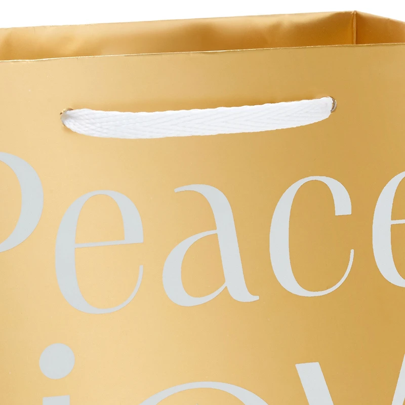 5.5" Peace and Joy Small Holiday Gift Bag for only USD 2.49 | Hallmark