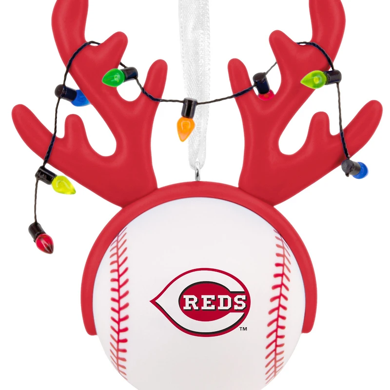 MLB Cincinnati Reds™ Reindeer Baseball Hallmark Ornament for only USD 12.99 | Hallmark