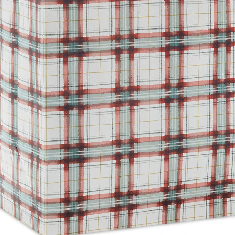20" Farmhouse Plaid on White Jumbo Christmas Gift Bag for only USD 5.99 | Hallmark