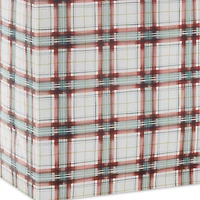 20" Farmhouse Plaid on White Jumbo Christmas Gift Bag for only USD 5.99 | Hallmark