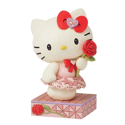 Jim Shore Sanrio Hello Kitty With Rose Figurine, 4.4" for only USD 39.99 | Hallmark