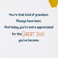 You Make Me Proud Father's Day Card for Grandson for only USD 4.59 | Hallmark